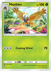 Mothim Crimson Blaze Card List
