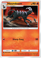 Houndoom Crimson Blaze Card List