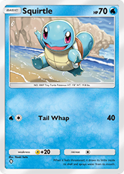Squirtle Crimson Blaze Card List