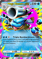 Mega Blastoise EX Crimson Blaze Card List