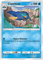 Clawitzer Crimson Blaze Card List