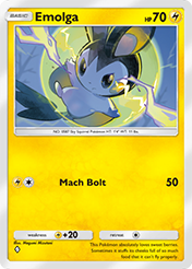Emolga Crimson Blaze Card List