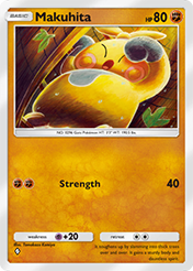 Makuhita Crimson Blaze Card List