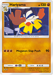 Hariyama Crimson Blaze Card List