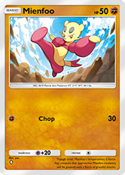 Mienfoo Crimson Blaze Card List