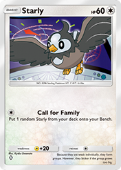 Starly Crimson Blaze Card List