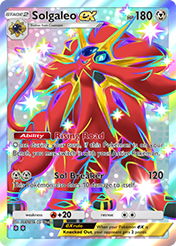 Solgaleo EX Crimson Blaze Card List