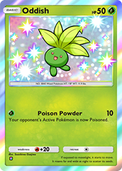 Oddish Crimson Blaze Card List