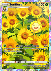 Sunflora Crimson Blaze Card List