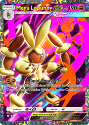 Mega Lopunny EX Crimson Blaze Card List