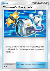 Clemont's Backpack Crimson Blaze Card List