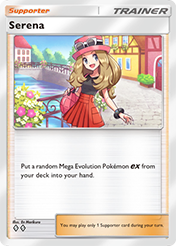Serena Crimson Blaze Card List