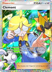 Clemont Crimson Blaze Card List