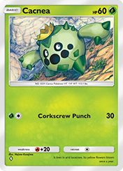 Cacnea Fantastical Parade Card List