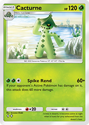 Cacturne Fantastical Parade Card List