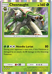 Chesnaught Fantastical Parade Card List