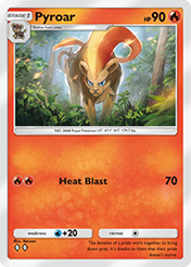Pyroar Fantastical Parade Card List