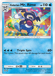 Galarian Mr. Rime Fantastical Parade Card List