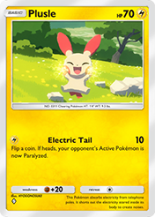 Plusle Fantastical Parade Card List