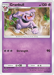 Granbull Fantastical Parade Card List