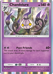 Chandelure Fantastical Parade Card List