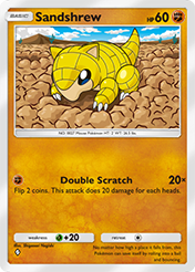 Sandshrew Fantastical Parade Card List