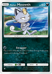 Alolan Meowth Fantastical Parade Card List