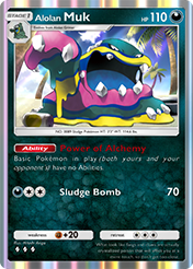 Alolan Muk Fantastical Parade Card List