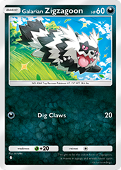 Galarian Zigzagoon Fantastical Parade Card List