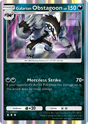 Galarian Obstagoon Fantastical Parade Card List