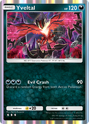 Yveltal Fantastical Parade Card List