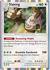 Slaking Fantastical Parade Card List