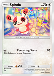 Spinda Fantastical Parade Card List