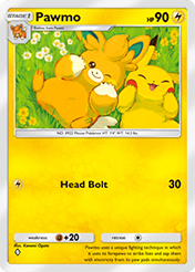 Pawmo Paldean Wonders Card List