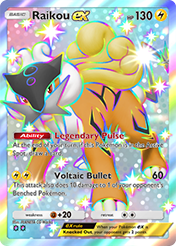 Raikou EX Paldean Wonders Card List