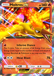 Moltres EX Promo A Card List