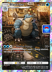 Blastoise Promo A Card List