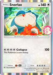 Snorlax Promo A Card List