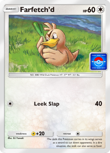 Farfetch'd Promo A Card List