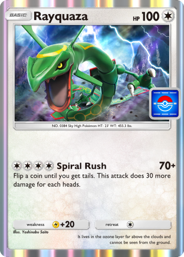 Rayquaza Promo A Card List