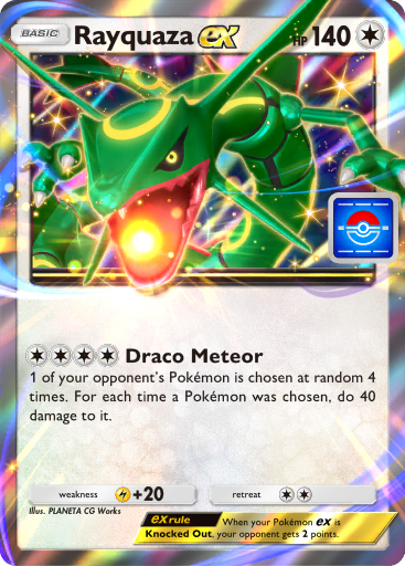 Rayquaza EX Promo A Card List