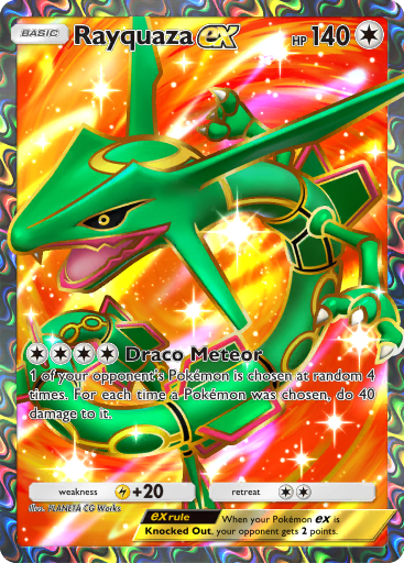 Rayquaza EX Promo A Card List
