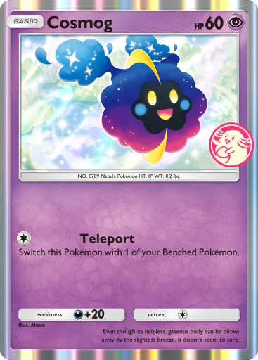 Cosmog Promo A Card List