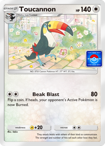 Toucannon Promo A Card List