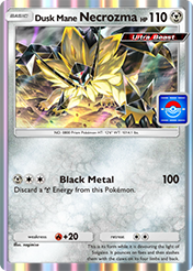 Dusk Mane Necrozma Promo A Card List