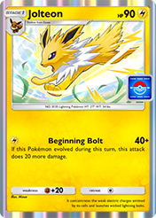 Jolteon Promo A Card List