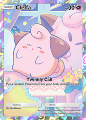 Cleffa Promo A Card List