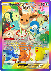 Eevee EX Promo A Card List