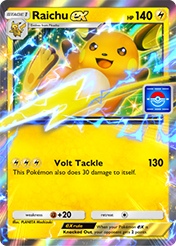 Raichu EX Promo A Card List
