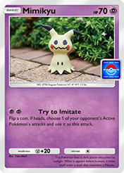 Mimikyu Promo A Card List